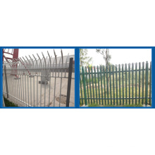 Valla revestida de acero galvanizado y PVC Palisade, Palisade, Euro Fence